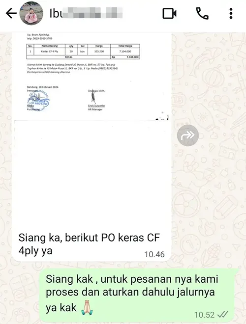 Testimoni Alat Tulis Kantor