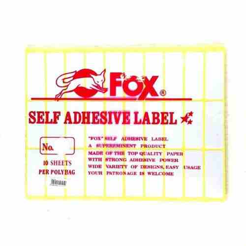 Label Stiker Fox