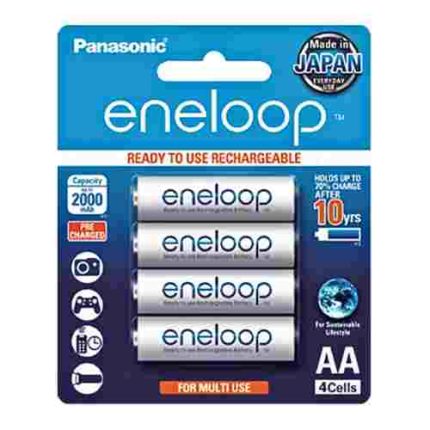 Baterai Rechargeable Panasonic Eneloop AA/A2 isi 4 Pcs